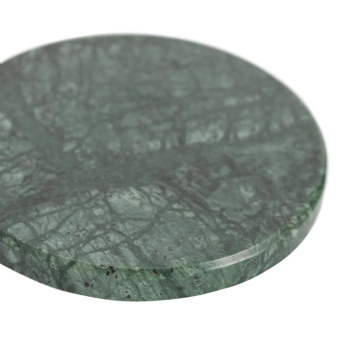 Round Marble Coaster - Green