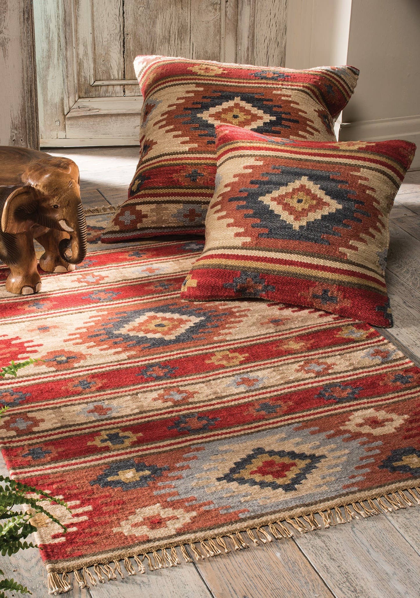 Kashi Kilim Large Cushion Cover