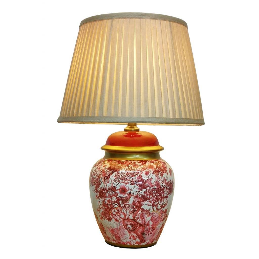 Menagerie Palace Jar Lamp