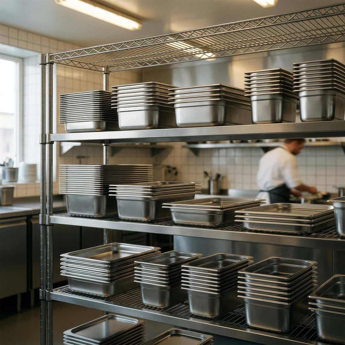 Stainless Steel Gastronorm Container - 1/9 65mm - 500ml