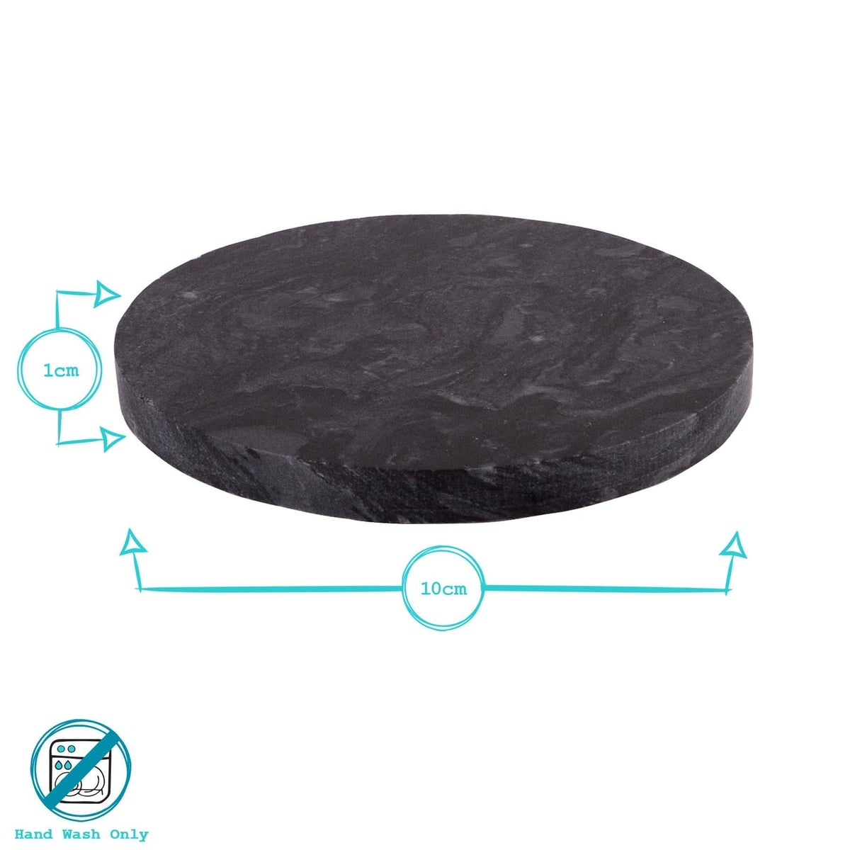 Round Marble Coaster - Green