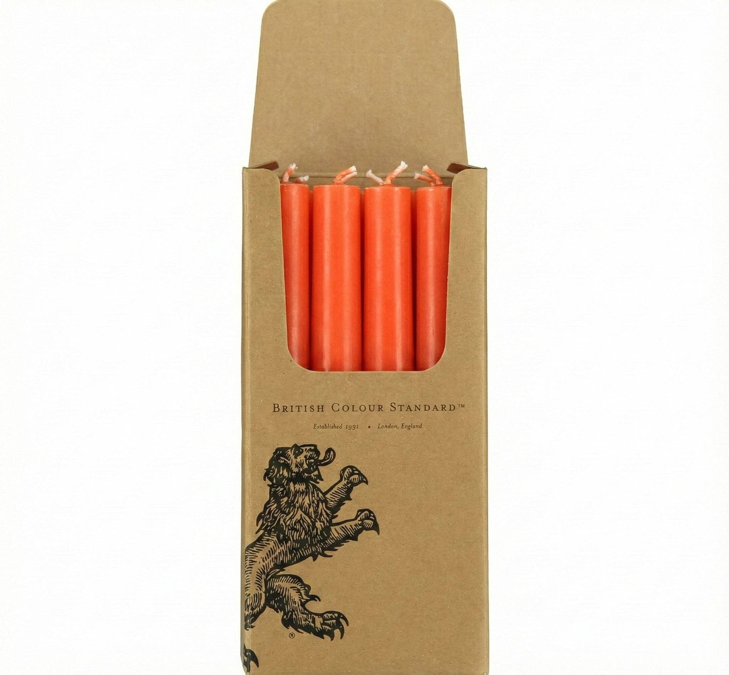 Poppy Red Eco Dinner Candles, 25 per pack: 1