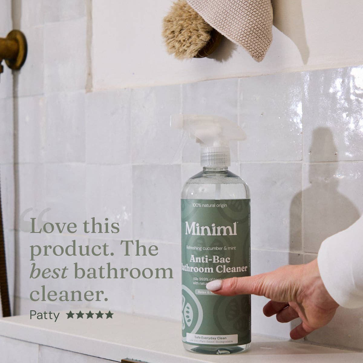 Anti-Bac Bathroom Cleaner - Cucumber + Mint 5L Refill: 5L Refill