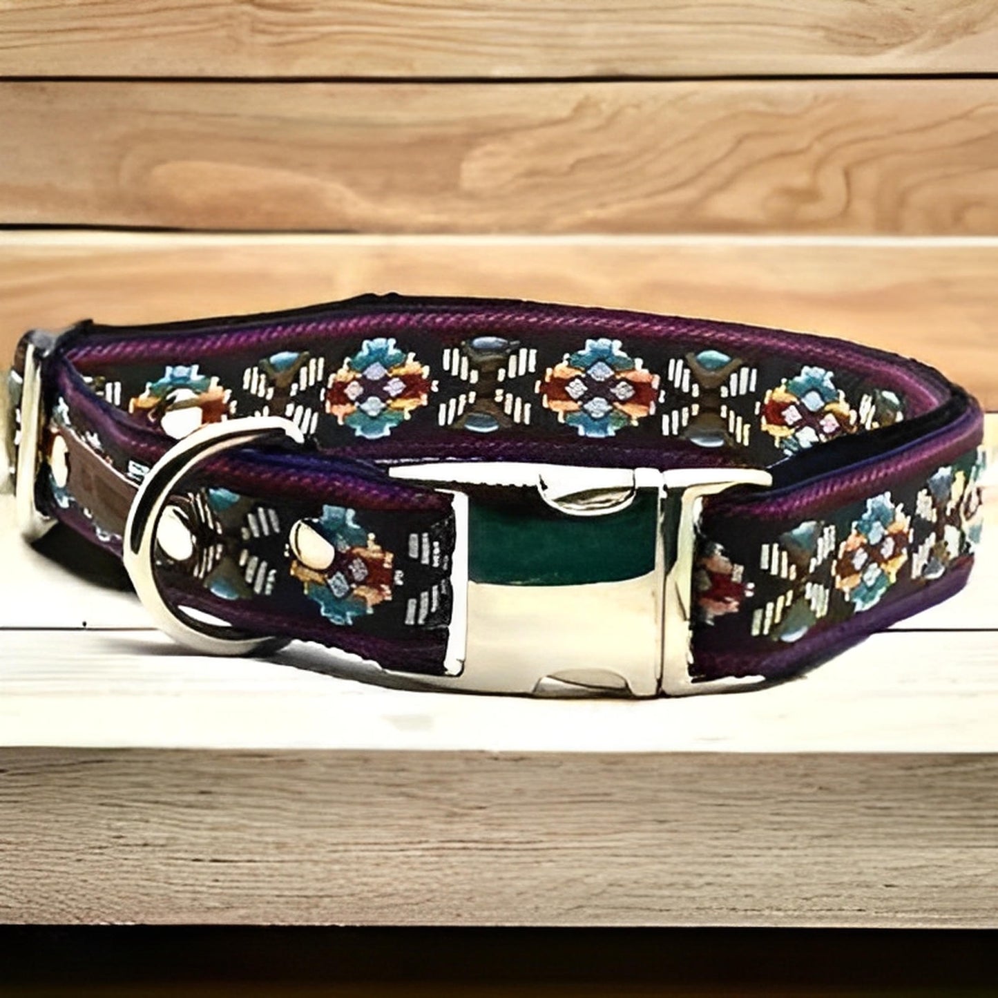 Personalised Designer Cotton Dog Collar