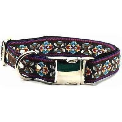Personalised Designer Cotton Dog Collar