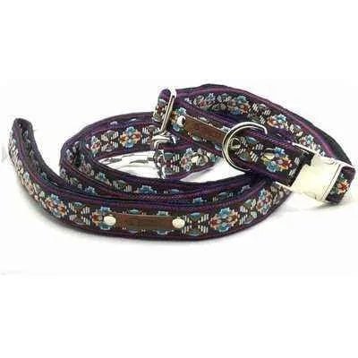 Personalised Designer Cotton Dog Collar